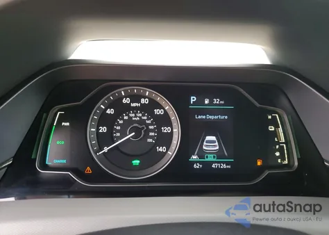 2020 Hyundai Ioniq Blue z USA, uszkodzony, nr VIN KMHC65LC6LU186120